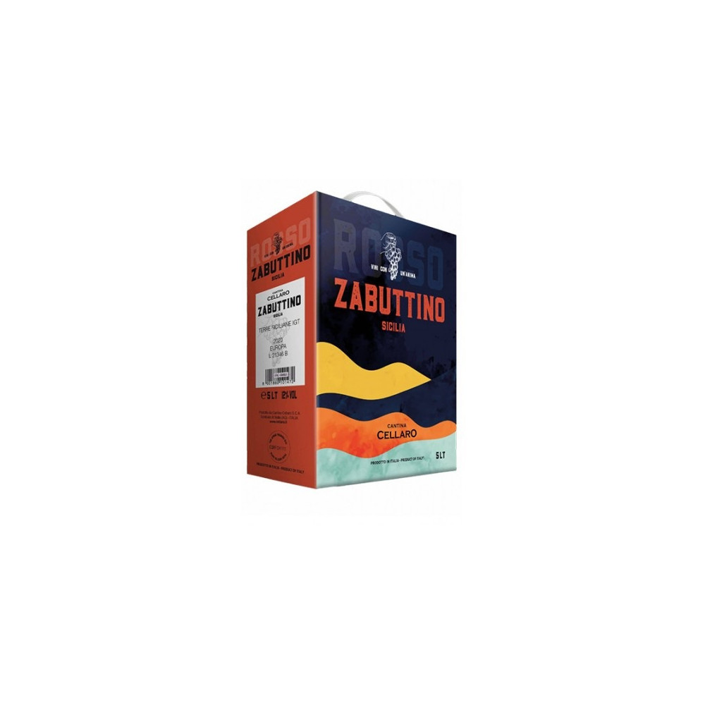 Zabuttino Vino rosso Nerello Mascalese box da lt 5