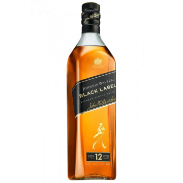 Johnnie Walker Black Label Blended Scotch Whisky Aged 12 Years 70cl