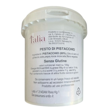 Pesto di Pistacchio 60% Kg.1 - Sapori dell'Etna