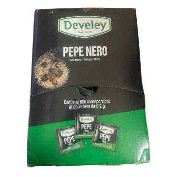 Develey Pepe Nero 800 Bustine Monodose da 0,2 gr