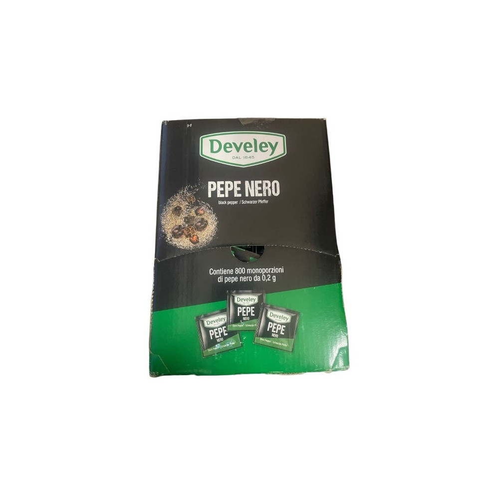 Develey Pepe Nero 800 Bustine Monodose da 0,2 gr