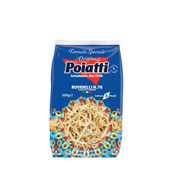 N.78 RUVIDELLI 500 GR * 20 POIATTI