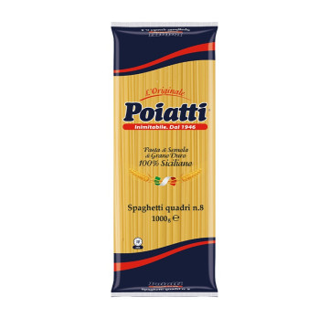N.8 SPAGHETTI QUADRI KG.1 POIATTI