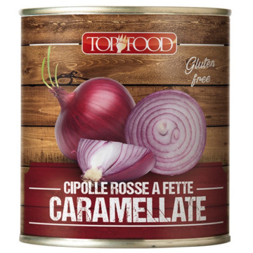Top Food Cipolle rosse caramellate in agrodolce Gr.800 Latta