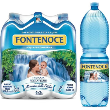 Acqua Fontenoce Naturale LT. 2 x 6
