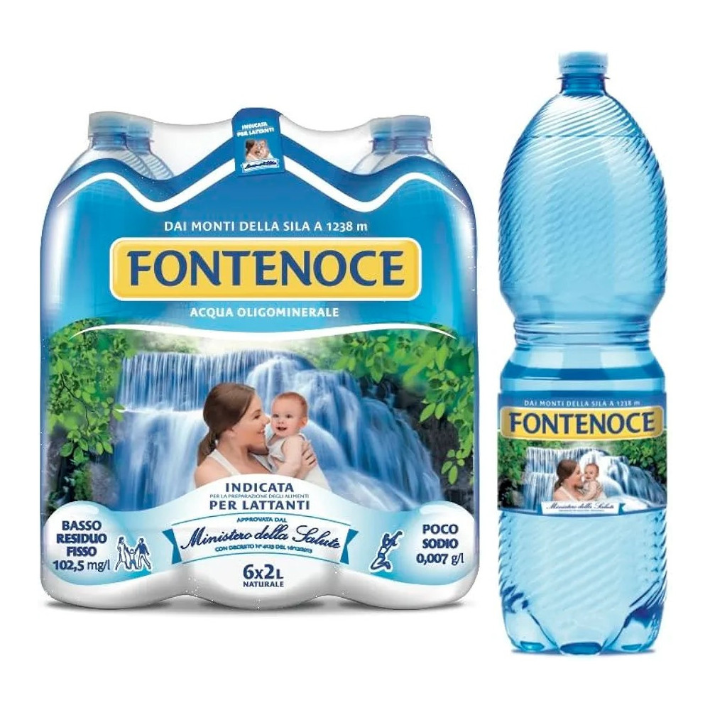 Acqua Fontenoce Naturale LT. 2 x 6