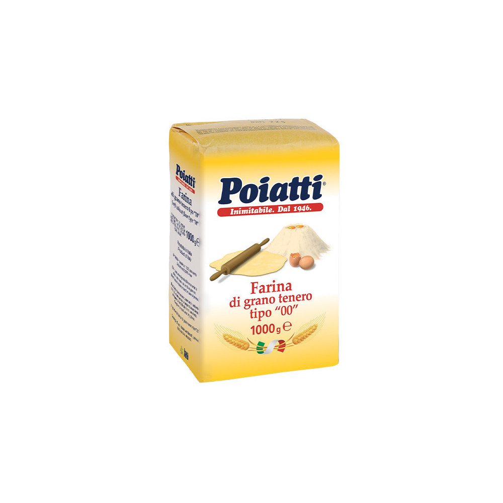 Farina Grano Tenero 00 Poiatti Kg 1
