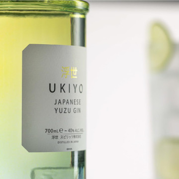 Ukiyo Japanese Yuzu Gin 40% Vol cl.70