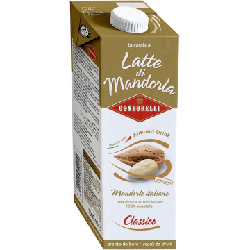 Condorelli Bevanda al Latte di Mandorla e Mandorla e Pistacchio,1L x 6